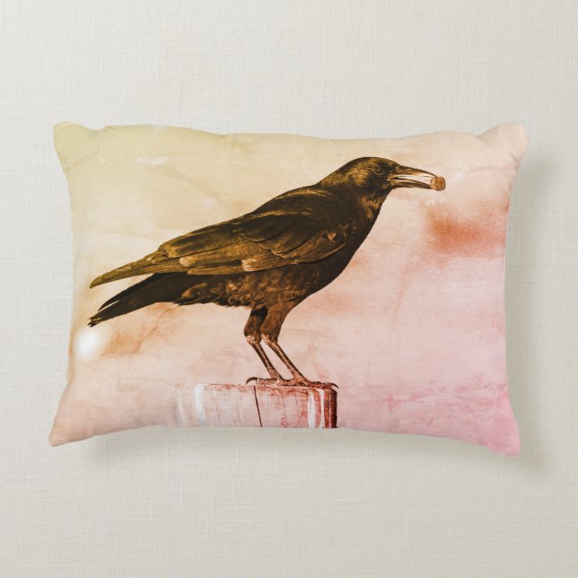 The Crow Decorative Cushion (Back)