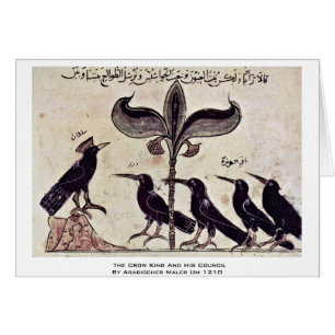 The Crow King And His Council By Arabischer Maler