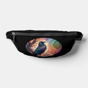 The Crow Tree of Life Mandala Pagan  Bum Bags