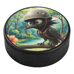 The Crow Who Took Flying Advice from a Snail. Hockey Puck