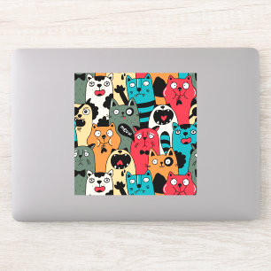 The crowd of cats