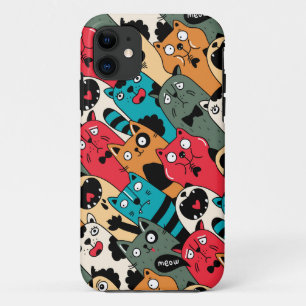 The crowd of cats Case-Mate iPhone case