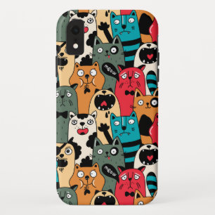 The crowd of cats Case-Mate iPhone case