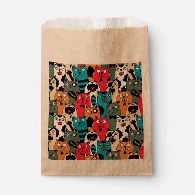 The crowd of cats favour bags (Front)