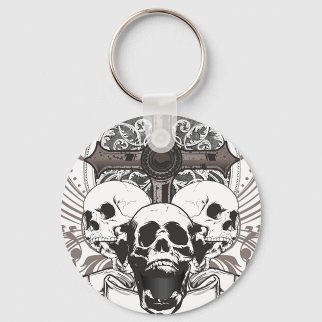 The Crown and Cross Key Ring (Front)