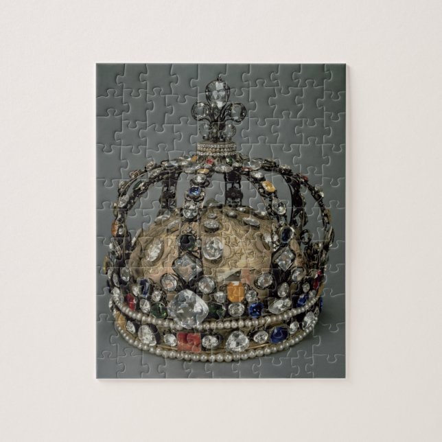 The Crown of Louis XV, 1722 (gilded silver, replac Jigsaw Puzzle (Vertical)