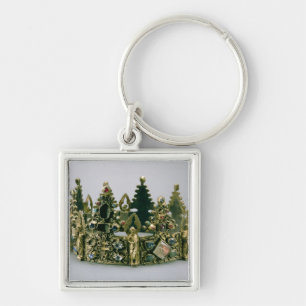 The crown of St. Louis, 13th century (silver-gilt Key Ring