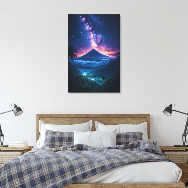 The Crown of the Javanese Sky Canvas Print (Insitu(Bedroom))