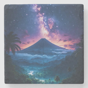 The Crown of the Javanese Sky Stone Coaster