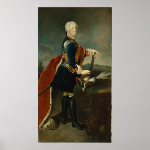 The Crown Prince Frederick II, c.1736 Poster