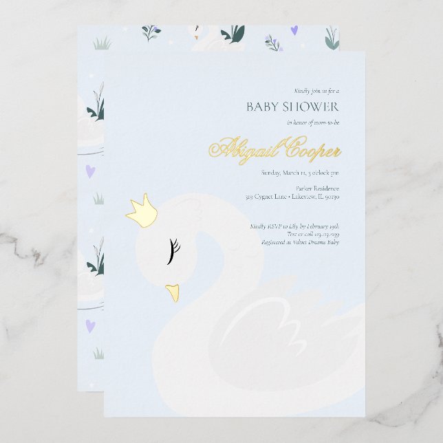 The Crowned Swan (Front/Back)