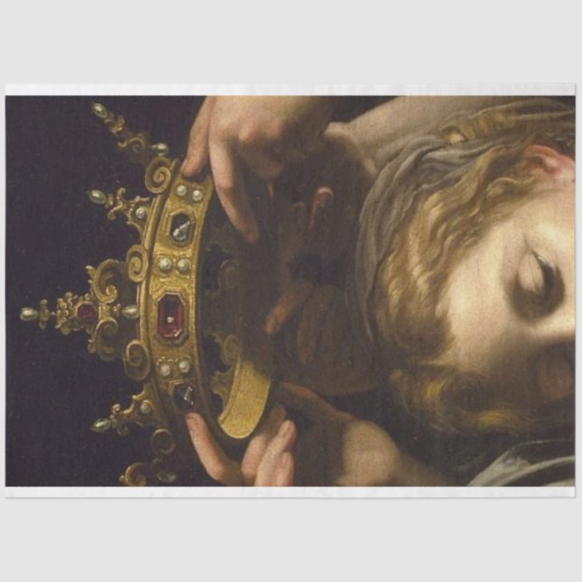 The Crowning Decoupage Paper (Front)