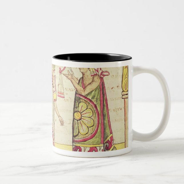 The Crowning of Montezuma II Two-Tone Coffee Mug (Right)