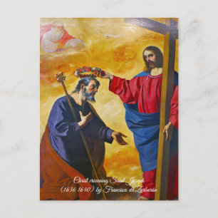 The crowning of Saint Joseph Postcard
