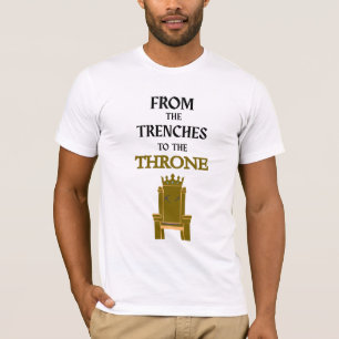 THE CROWNING ROYAL Men's White gold T-Shirt