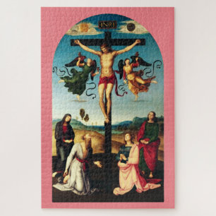 The Crucified Christ with the Virgin Mary Jigsaw Puzzle