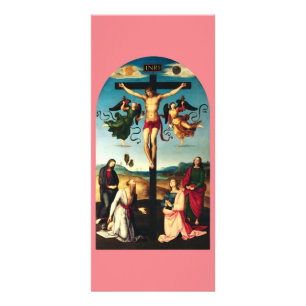 The Crucified Christ with the Virgin Mary Rack Card
