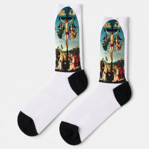The Crucified Christ with the Virgin Mary Socks