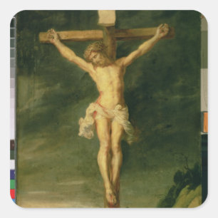 The Crucifixion 2 Square Sticker