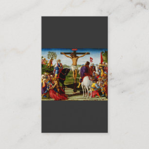 The Crucifixion by Benvenuto di Giovanni Business Card