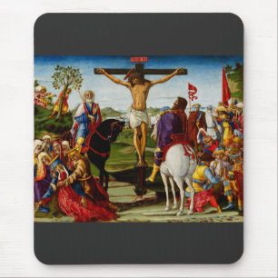 The Crucifixion by Benvenuto di Giovanni Mouse Pad