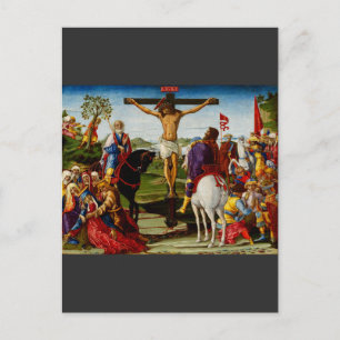 The Crucifixion by Benvenuto di Giovanni Postcard