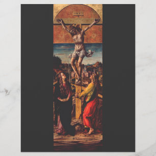 The Crucifixion by Carlo Crivelli Flyer