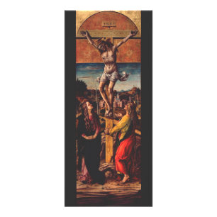 The Crucifixion by Carlo Crivelli Rack Card