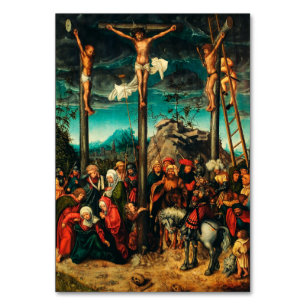 The Crucifixion by Lucas Cranach the Elder Table Number