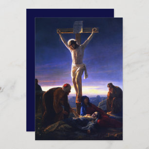 The Crucifixion.Fine Art Customisable Card