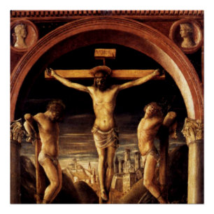 The Crucifixion of Jesus by Vincenzo Foppa - 1456 Poster