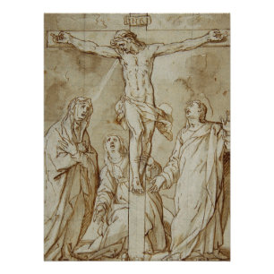 The crucifixion of Jesus Christ Poster