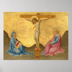 The Crucifixion - Sano di Pietro Fine Art Poster