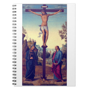 The Crucifixion with the Virgin by Pietro Perugino Notebook