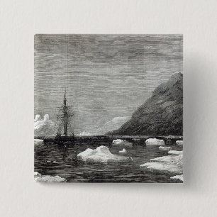 The cruise of the Pandora 15 Cm Square Badge
