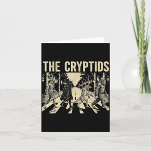 The Cryptids Funny Bigfoot Mothman Monster Card