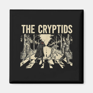 The Cryptids Funny Bigfoot Mothman Monster Magnet