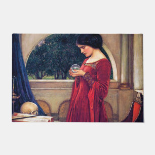 The Crystal Ball, John William Waterhouse Doormat