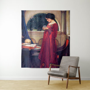 The Crystal Ball, John William Waterhouse Tapestry