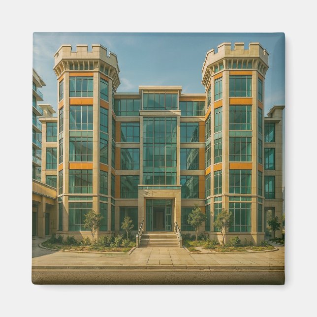 The Crystal Citadel Castle Magnet (Front)