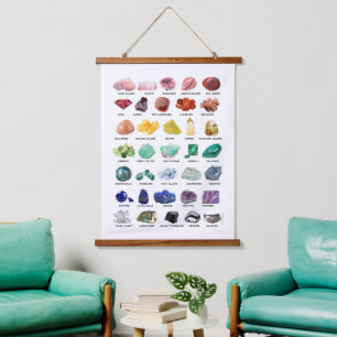 The Crystal Collection Wall Hanging Rainbow Rocks Tapestry