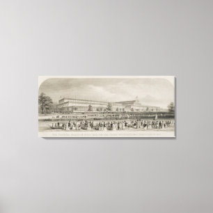 The Crystal Palace in Hyde Park for the Great Inte Canvas Print