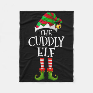 The Cuddly Elf Matching Family Cuddly Christmas El Fleece Blanket
