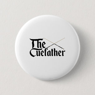 The Cuefather Billard Snooker Pool Billardplayer C 6 Cm Round Badge