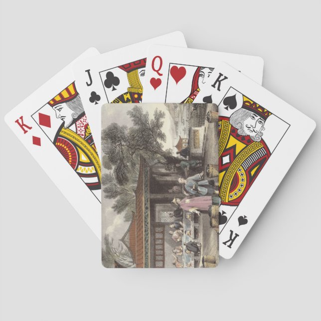 The Culture and Preparation of Tea, from 'China in Playing Cards (Back)