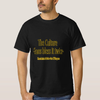 The Culture Iain M Banks Chaos Bless It Twice. T-Shirt