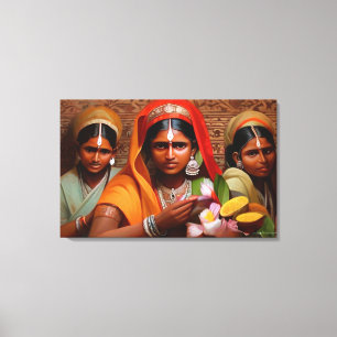 The Culture of India Canvas Print