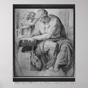 The Cumaean Sibyl, after Michangelo Buonarroti Poster