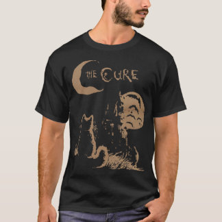 The Cure Cat Moon 90s Alt Indie Rock band For Men2 T-Shirt