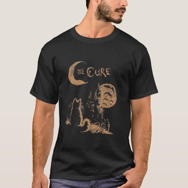 The Cure Cat Moon Long Sleeve T Shirt (Front)